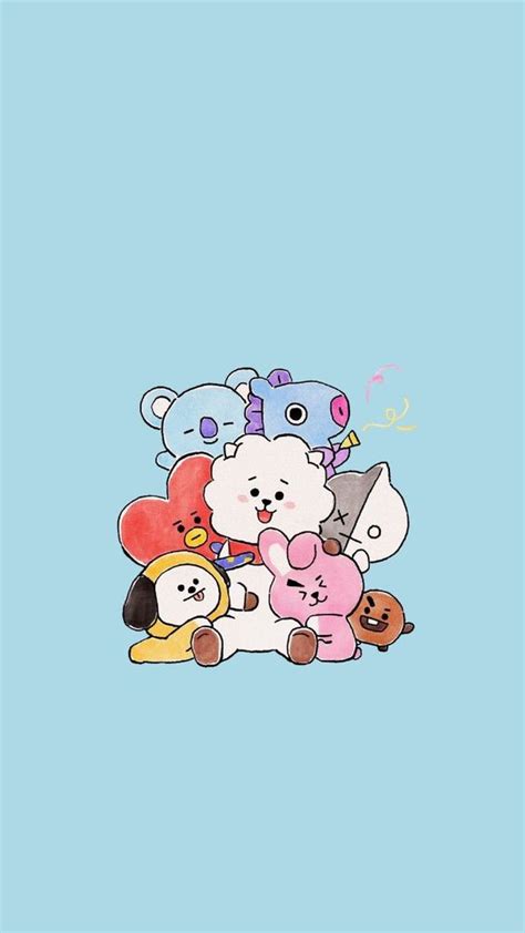 【手機桌布】宇宙明星bt21來啦！除了宇宙也要征服你的手機螢幕囉｜look Pretty 美日誌