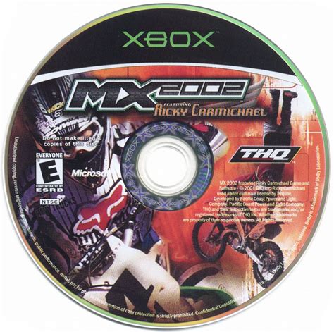 Mx Featuring Ricky Carmichael Cover Or Packaging Material Mobygames