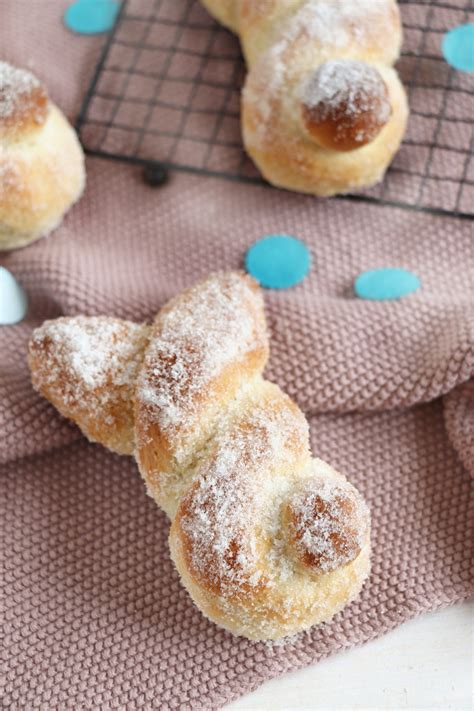 Rezept Osterhasen aus Quark Öl Teig Lavendelblog