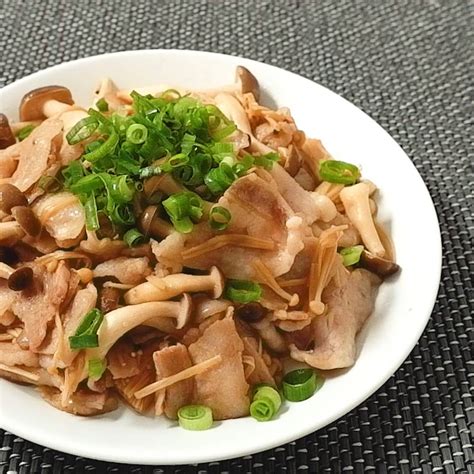 豚肉ときのこのポン酢炒め 作り方・レシピ クラシル