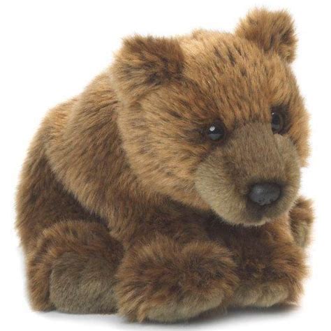 Peluche WWF Grizzly Assis 15 Cm Marron Plush Cdiscount Jeux Jouets