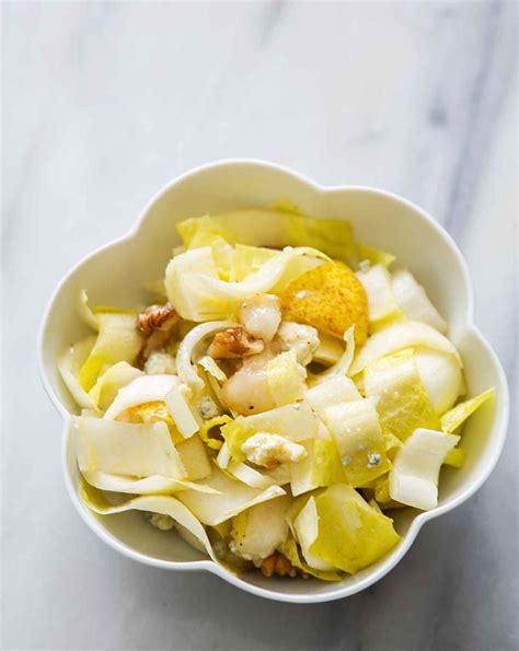 Endive Salad With Walnuts Pears And Gorgonzola Recipe