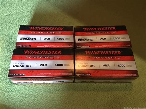 4000 Winchester Large Rifle Primers WLR Reloading Primers At