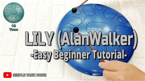 Easy Beginner Tutorial Lily Alan Walker Drums Tutorial