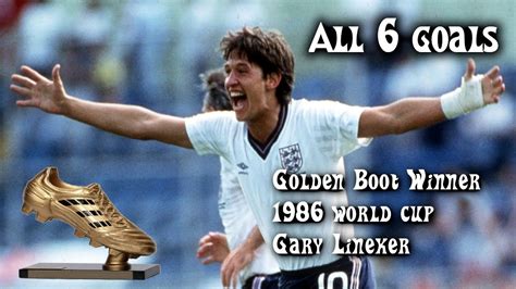 Gary Lineker Golden Boot Winner At The World Cup Youtube