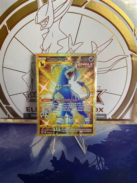 Gold Houndoom Articuno Froslass Full Art Pokemon Card Tcg Hobbies