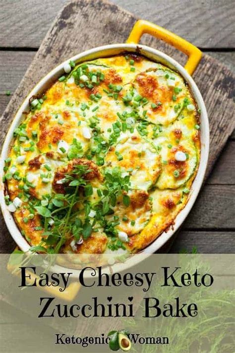 Easy Zucchini Casserole Cheesy Low Carb Keto And Delicious