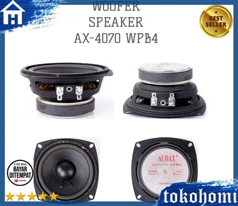 Speaker Inch Audax Ax Wpb Audax Woofer Watt In Audax