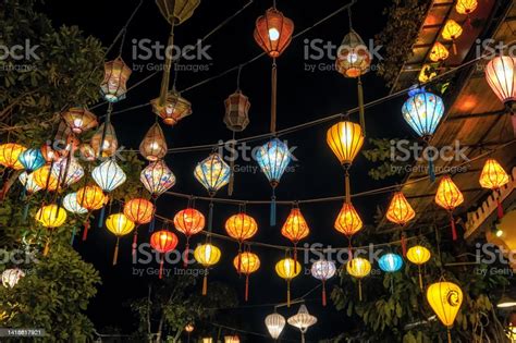 Hoi An Lanterns At Night Stock Photo - Download Image Now - Asia, Awe ...