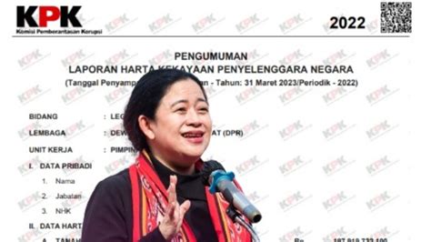 Potensi Jabat Ketua DPR RI Periode 2 Kekayaan Puan Maharani AMAZING