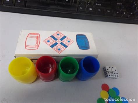 Set Cubiletes Dados Y Fichas 4 Jugadores Parchi Comprar Juegos De