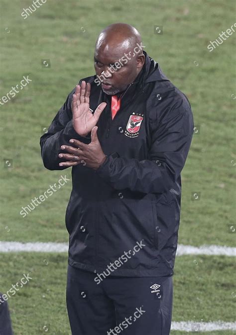 Pitso Mosimane Head Coach Alahly Reacts Editorial Stock Photo Stock