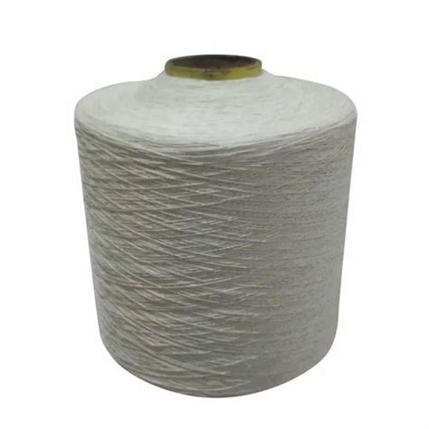 Ring Spun Plain 2 Ply White Melange Cotton Yarn Count 20 At Rs 100 Kg In Silvassa