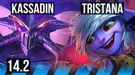 Kassadin Vs Tristana Mid Games Dominating Kr