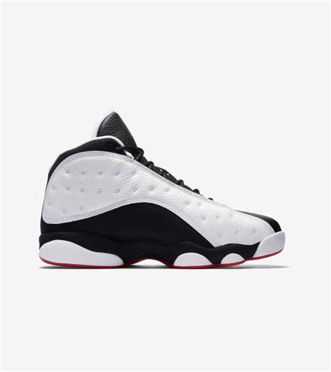 Air Jordan 13 Retro White And True Red And Black Data Del Lancio Nike