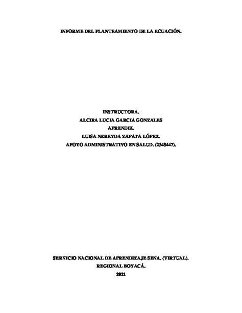 Evidencia GA2 240201528 AA2 EV01 Informe Del Planteamiento de Ecuación