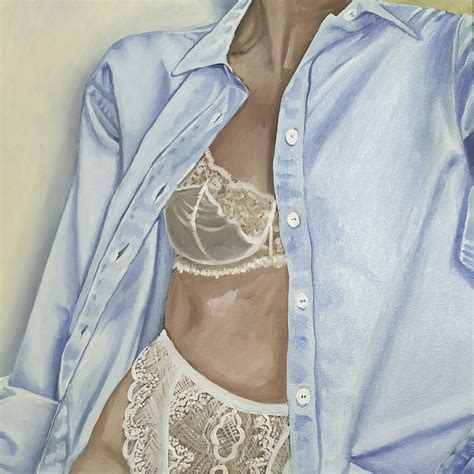 Woman Painting Original Woman Erotic Artwork Woman Wall Art - Inspire