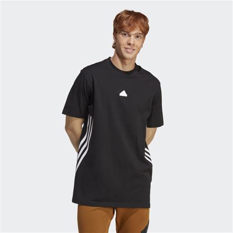 Adidas Future Icons 3 Stripes Tee Black Adidas Australia