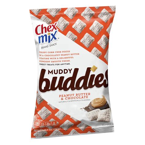 Chex Mix Muddy Buddies Peanut Butter And Chocolate Snack Mix Hy Vee Aisles Online Grocery Shopping