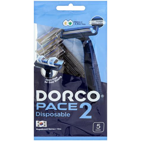 Станок для бритья одноразовый DORCO PACE-2 (5 шт.), TNB 200BL-5P ...