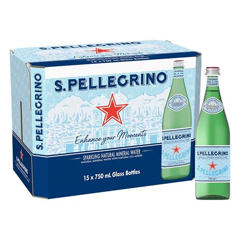 S Pellegrino Water 750 Ml Glass Bottle Sanpellegrino