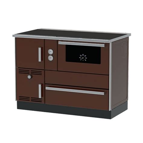 Wood Burning Cooker With Back Boiler Alfa Plam Alfa Term Brown