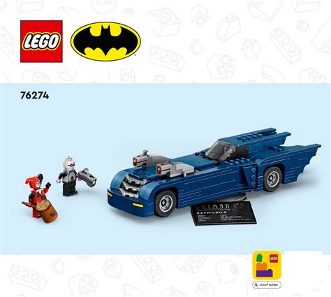 Manual Lego Set 76274 Super Heroes Batman With The Batmobile Vs Harley