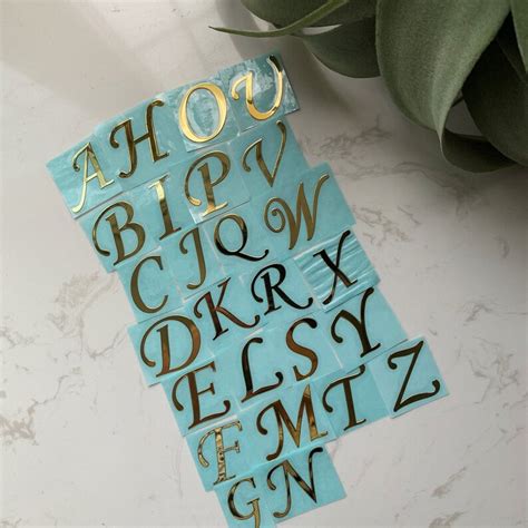 2 4 Cm Large Alphabet Letter Sticker Etsy