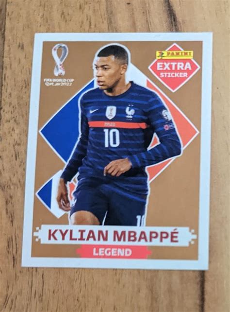 Panini Extra Sticker FIFA WM 2022 Kylian Mbappé Bronze Comprare su