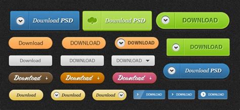 Download Buttons PSD Free PSD Download | FreeImages