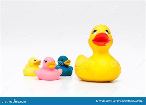 Colorful Rubber Ducks Kids Toys Stock Photo Image Of Colorful