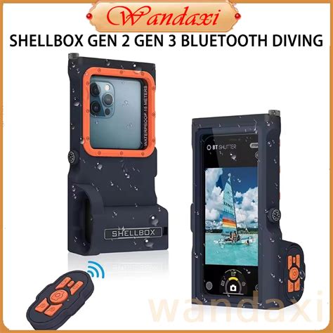 Jual SHELLBOX GEN 3 BLUETOOTH DIVING 15M UNIVERSAL SWIMMING PHONE