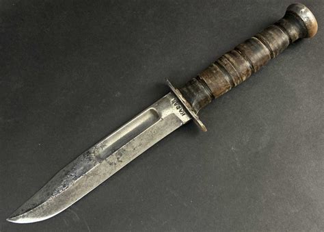 Sold Price Vintage Ww2 Kabar Fighting Combat Knife February 5 0121