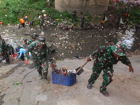 Sambut Hut Ke Tni Kodim Serang Gelar Karya Bakti Pembersihan