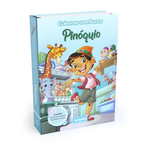 Clássicos Com Puzzle Pinóquio Playnetario