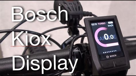 New Bosch Kiox Color Display Fd Pd Using Ebikes Emtbs At Ski