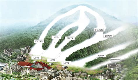 Trail Map Alpensia Pyeongchangs Winter Olympic Park