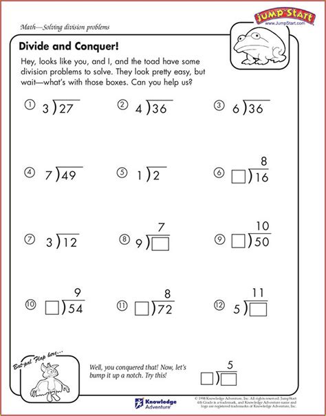 2nd Grade Division Worksheet For Class 2 Worksheet Resume Examples