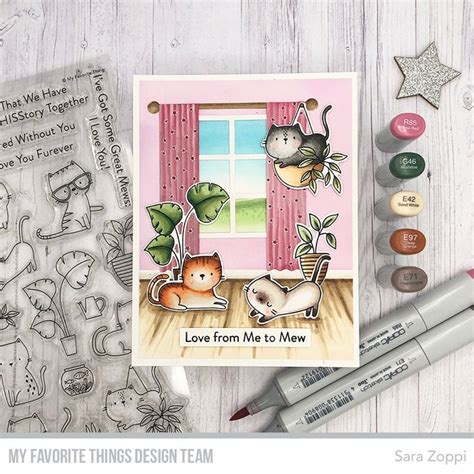 Mft Stamps Kit Countdown Day 2 Mft Stamps Cat Cards