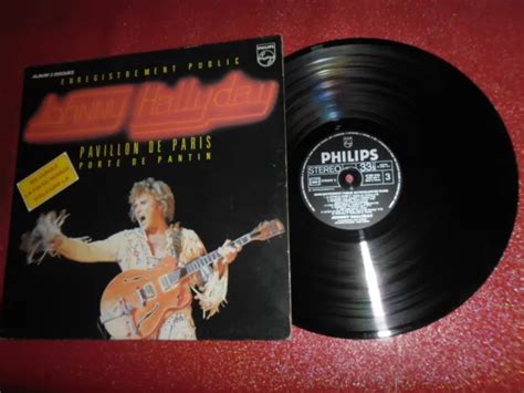 JOHNNY HALLYDAY Pavillon De Paris Album Ouvrant Deux Vinyles