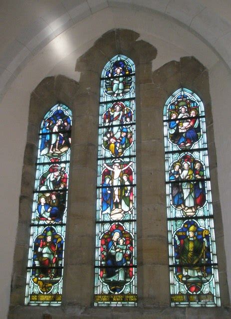 Stained Glass Window Within St Mary S Basher Eyre Cc By Sa