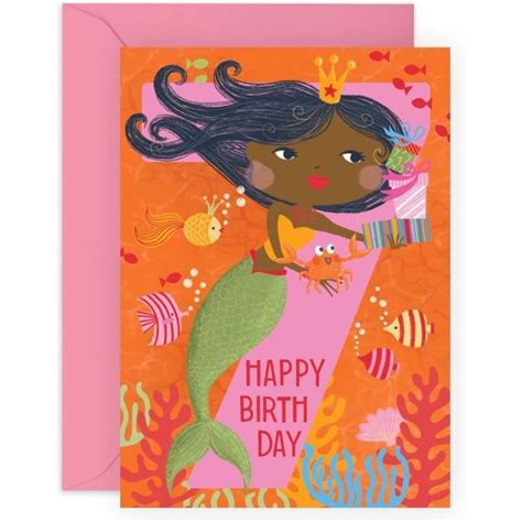 Carte D Anniversaire Sir Ne Pour Fille De Sept Ans U Cartes D