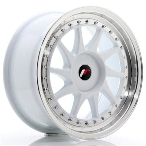 Jante JAPAN RACING JR26 17x8 ET20 35 BLANK White Machined Lip Rines