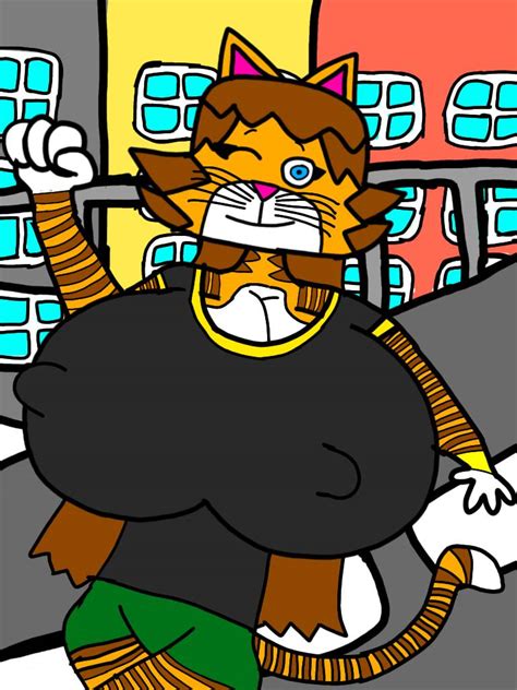 Hentai Busty Girl Girl Anthro Areola Arms Down Arms Up