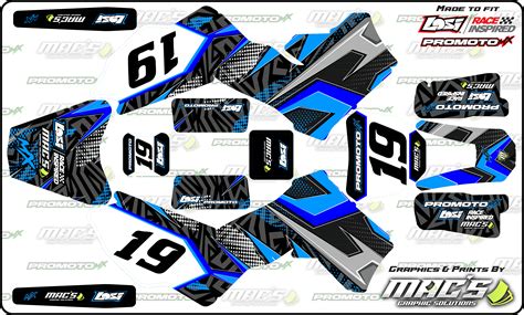 Graphic Wrap Skin for Losi Promoto MX 1/4 dirt bike – Mac's Custom ...