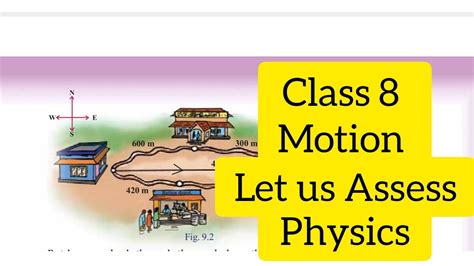 Class 8 Motion Textual Questions Let Us Assess L Physics Unit 6 Scert Youtube