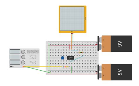 Circuit Design High Pass Filter Tinkercad