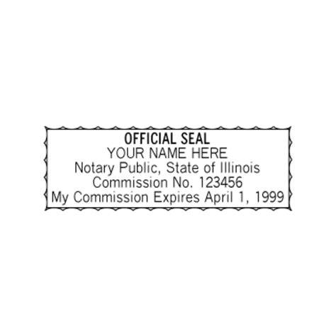 Illinois Notary Stamp