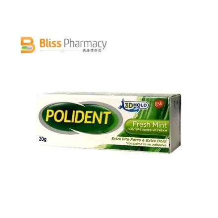 Polident Fresh Mint Denture Adhesive Cream G Shopee Malaysia