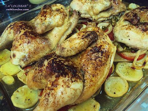 Receta De Pollo Asado Con Una Deliciosa Guarnición De Verduras Que No Dejará A Nadie